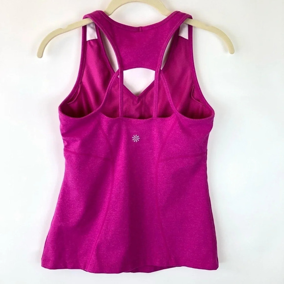 Athleta Equator Racerback Bra Top Workout Tank S - Picture 3 of 6